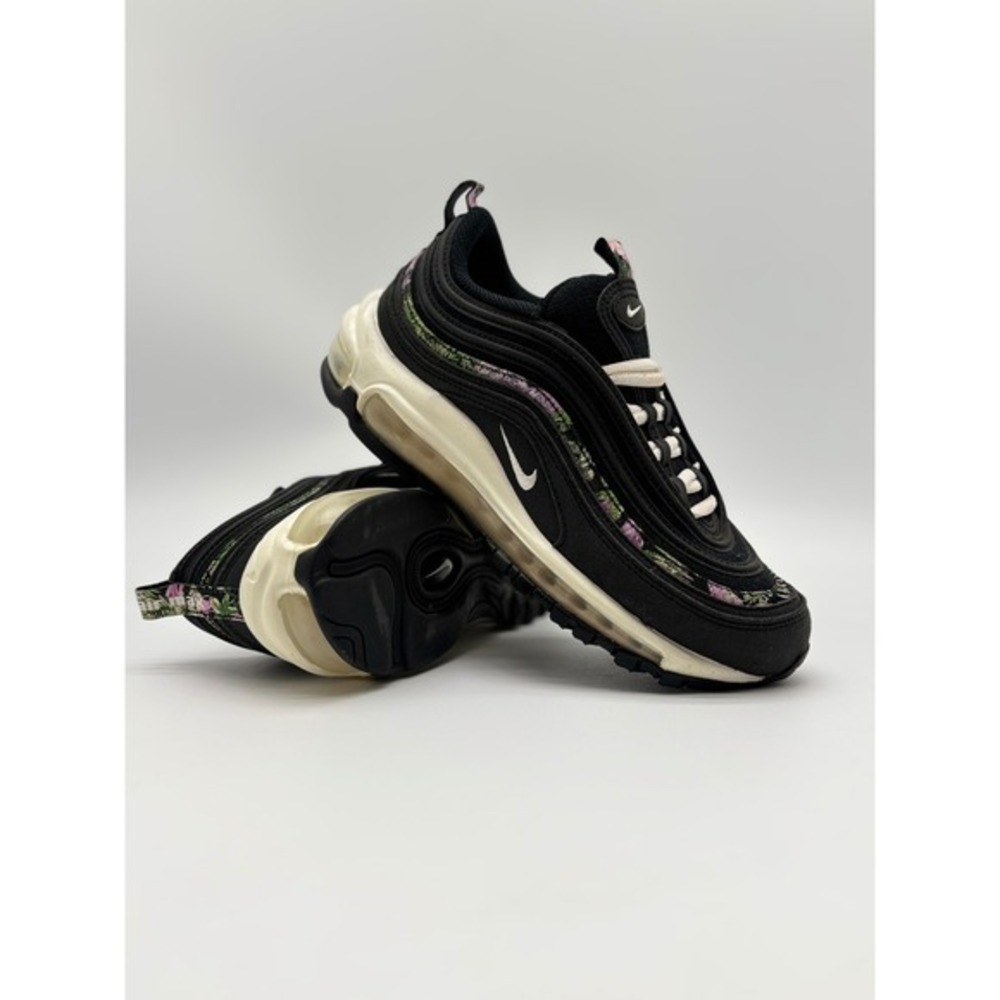 Nike Air‎ Max 97 Floral Black Pink Green Sneakers FN7104-010 Womens 7